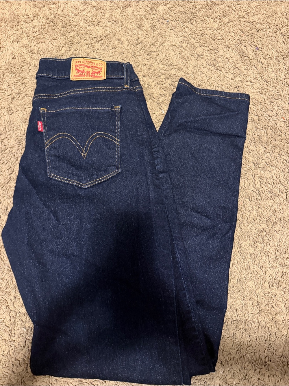 Levi's Women's Dark Indigo Skinny Jeans